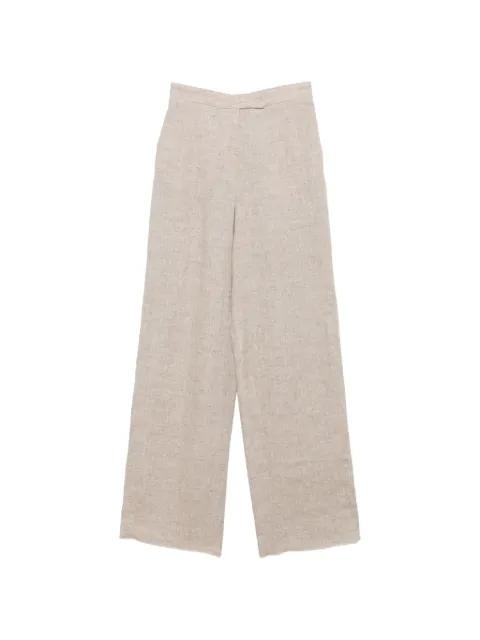 concealed-fastening trousers by EMPORIO ARMANI