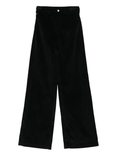 corduroy straight-leg trousers by EMPORIO ARMANI