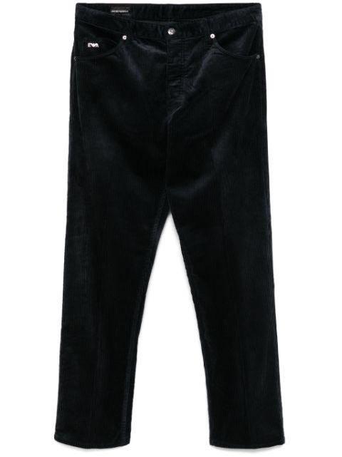 corduroy trousers by EMPORIO ARMANI