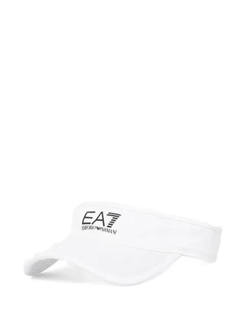 cotton logo-print visor by EMPORIO ARMANI