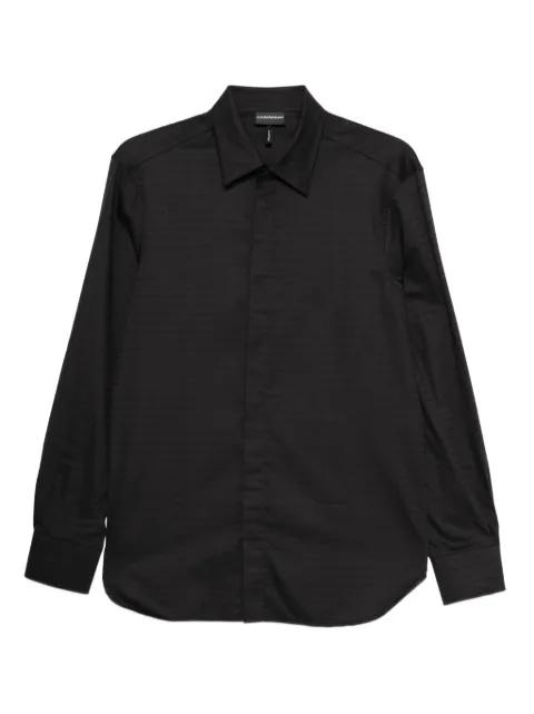 cotton long-sleeve shirt by EMPORIO ARMANI