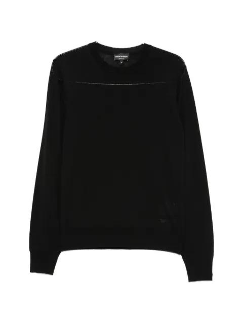 crew-neck virgin-wool sweater by EMPORIO ARMANI