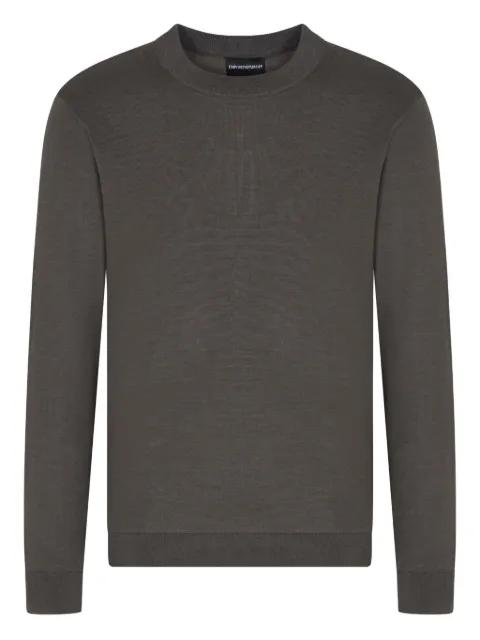 crew-neck wool sweater by EMPORIO ARMANI