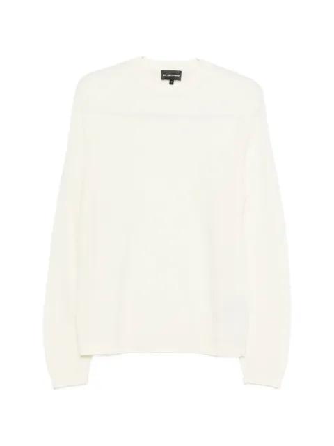 crewneck textured sweater by EMPORIO ARMANI