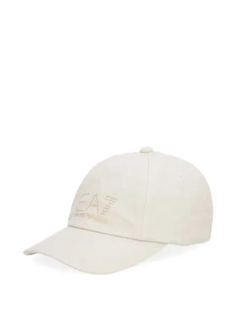 crystal-embellished logo-print cap by EMPORIO ARMANI