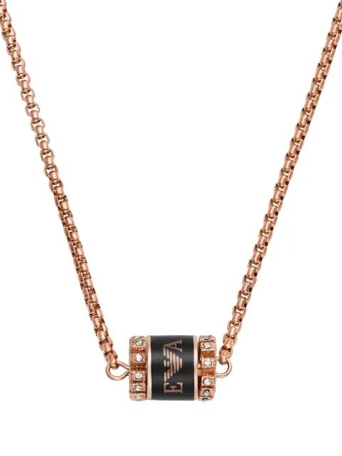 crystal-embellishment necklace by EMPORIO ARMANI
