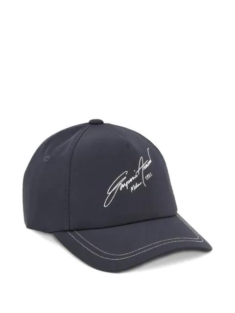 curved peak baseball cap by EMPORIO ARMANI