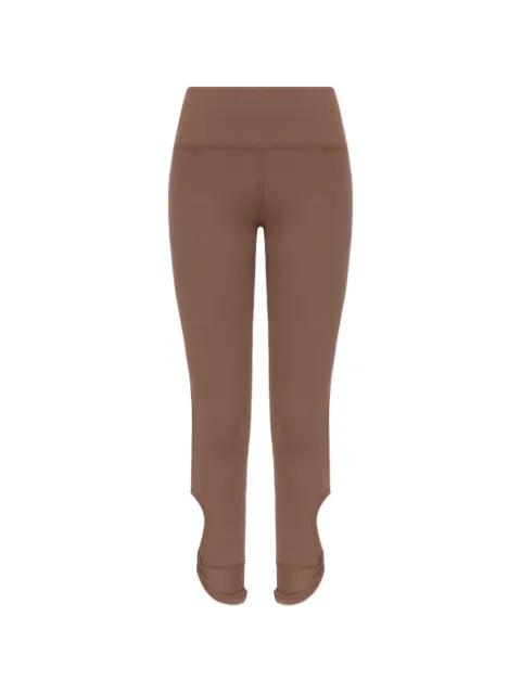 cut-out twisted-detail leggings by EMPORIO ARMANI