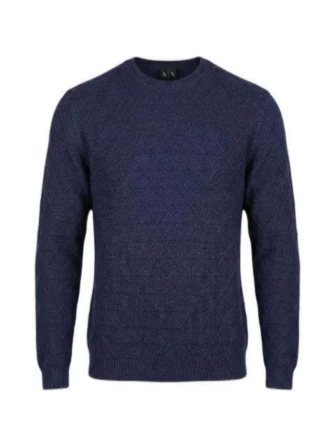 diamond-knit sweater by EMPORIO ARMANI
