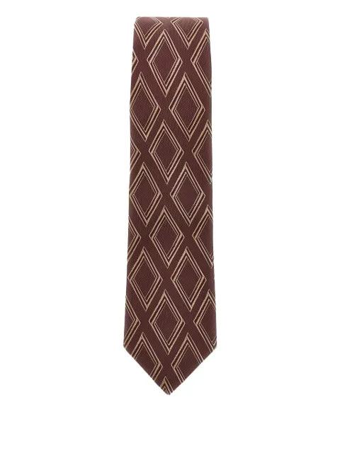 diamond-patterned tie by EMPORIO ARMANI