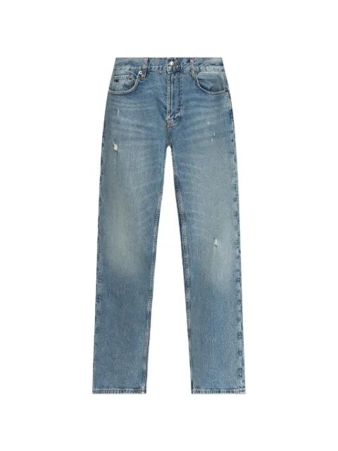 distressed logo-plaque jeans by EMPORIO ARMANI