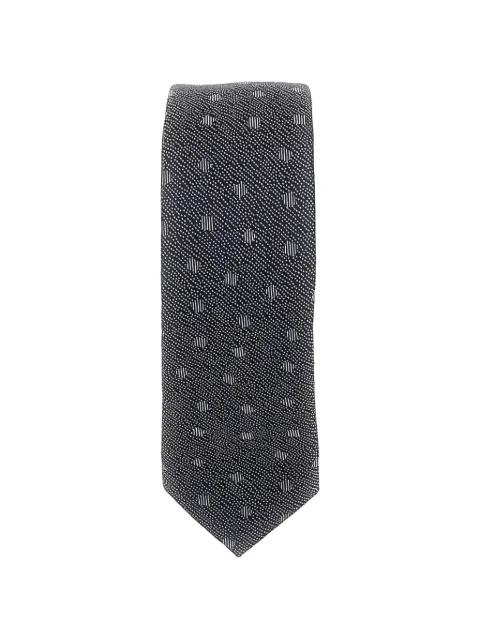 dot-pattern silk tie by EMPORIO ARMANI