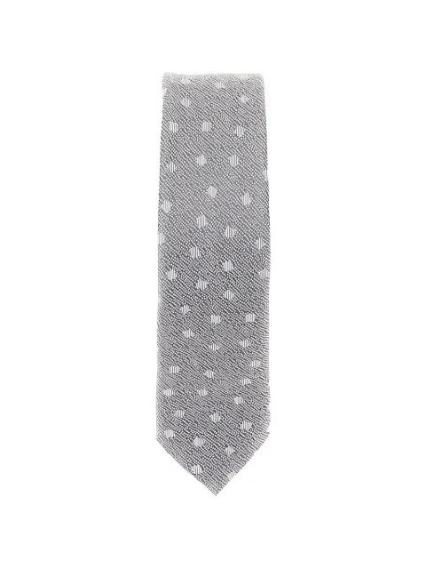 dot-pattern silk tie by EMPORIO ARMANI