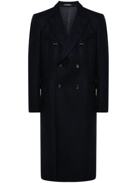 double-breasted coat by EMPORIO ARMANI
