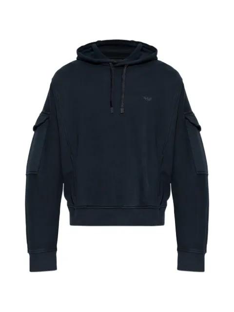 drawstring hoodie by EMPORIO ARMANI
