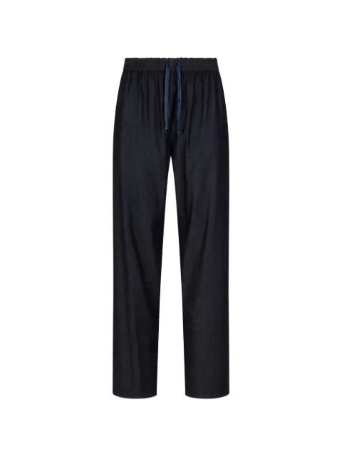 drawstring-waist jeans by EMPORIO ARMANI