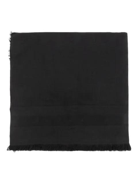 eagle-emblem fringed scarf by EMPORIO ARMANI