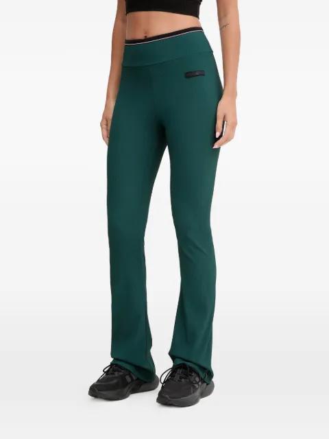 elastic-waist logo-patch trousers by EMPORIO ARMANI