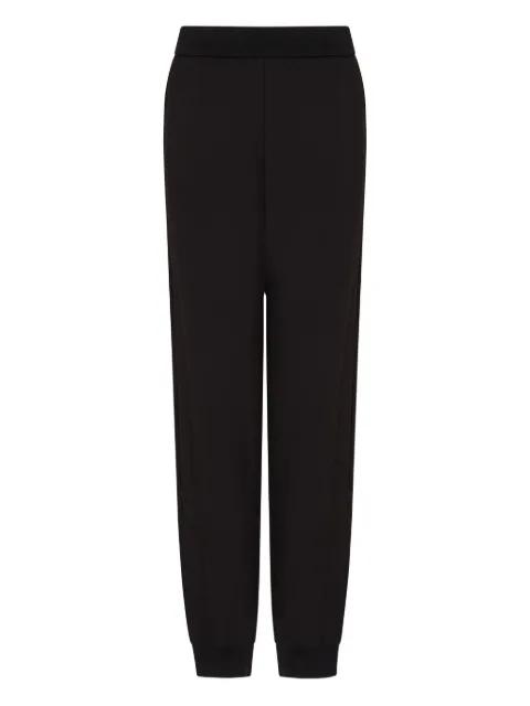 elastic-waist track pants by EMPORIO ARMANI