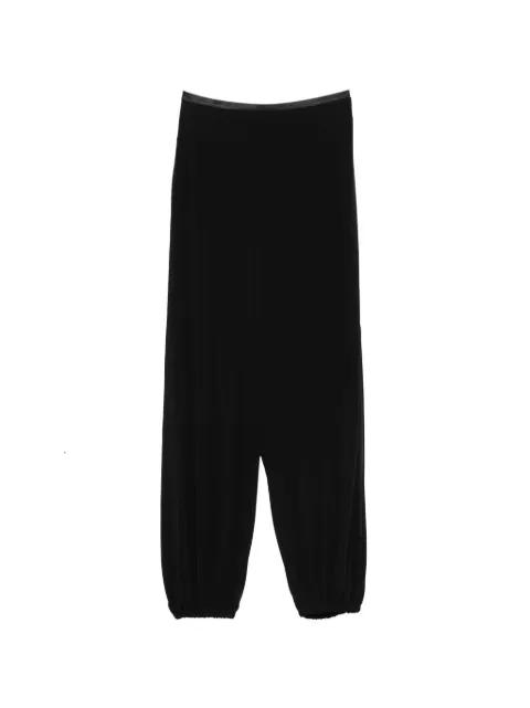 elasticated-cuff trousers by EMPORIO ARMANI