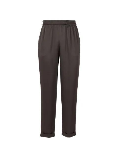 elasticated tapered trousers by EMPORIO ARMANI