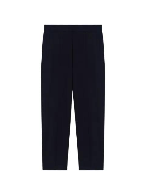 elasticated-waistband tailored trousers by EMPORIO ARMANI