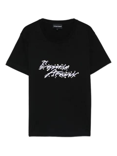 embellished T-shirt by EMPORIO ARMANI