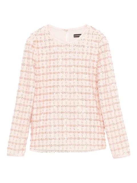 embellished top by EMPORIO ARMANI