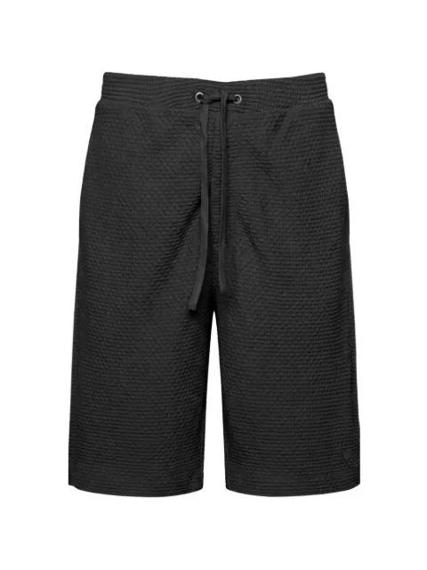 embossed drawstring bermuda shorts by EMPORIO ARMANI