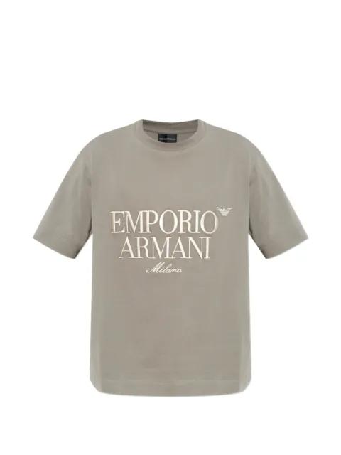 embroidered T-shirt by EMPORIO ARMANI