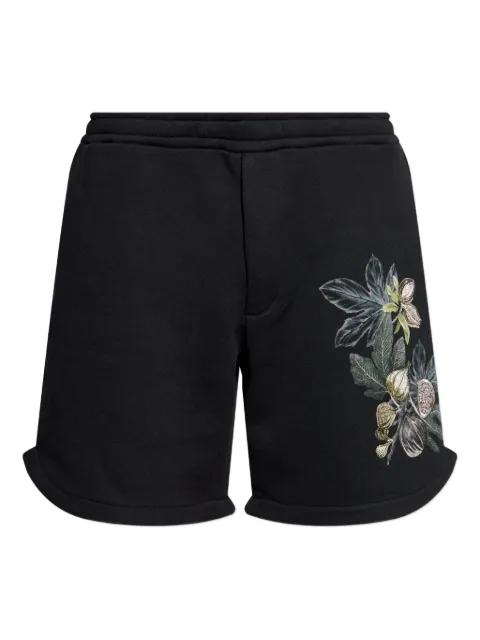 embroidered cotton shorts by EMPORIO ARMANI