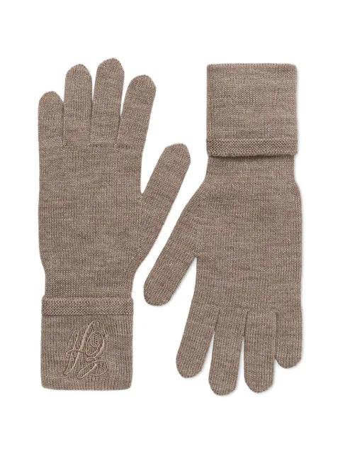 embroidered gloves by EMPORIO ARMANI