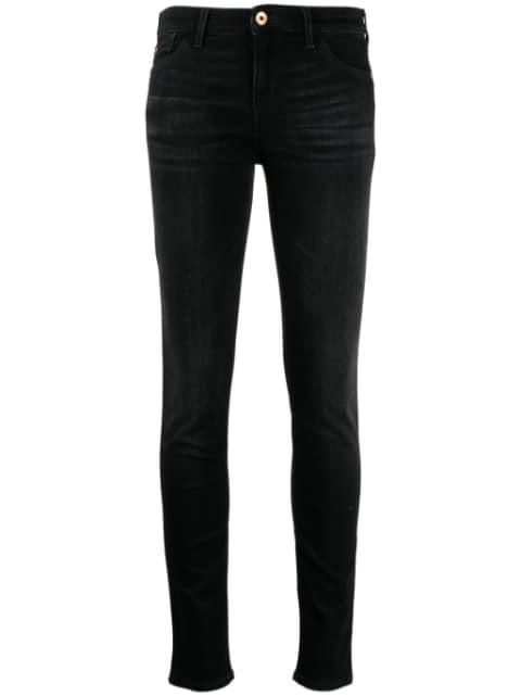 embroidered-logo jeans by EMPORIO ARMANI