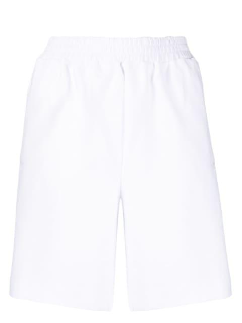 embroidered-logo lounge shorts by EMPORIO ARMANI