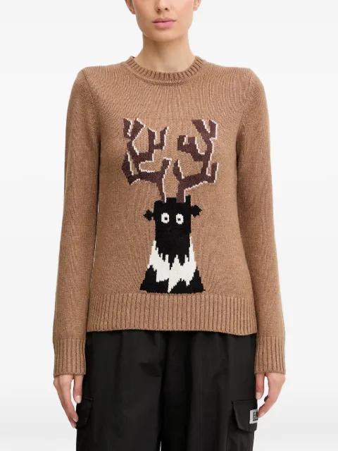 embroidered sweater by EMPORIO ARMANI