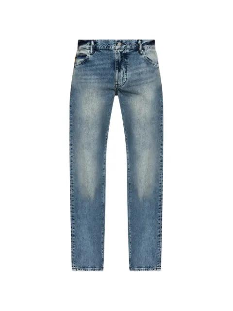 faded straight-leg jeans by EMPORIO ARMANI