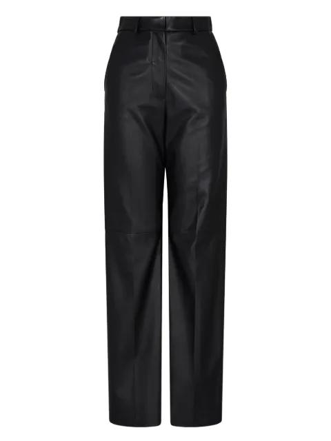 faux-leather pants by EMPORIO ARMANI