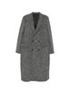 faux-pocket double-breasted coat by EMPORIO ARMANI