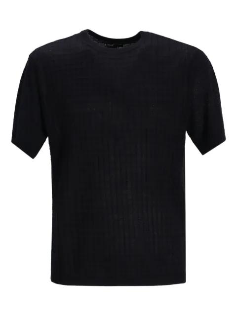 fine-knit short-sleeve T-shirt by EMPORIO ARMANI