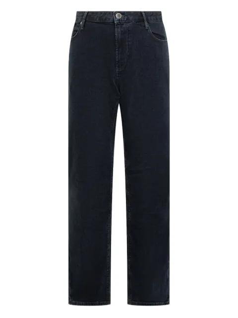five-pocket logo-plaque jeans by EMPORIO ARMANI