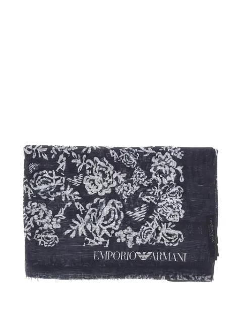 floral paisley scarf by EMPORIO ARMANI