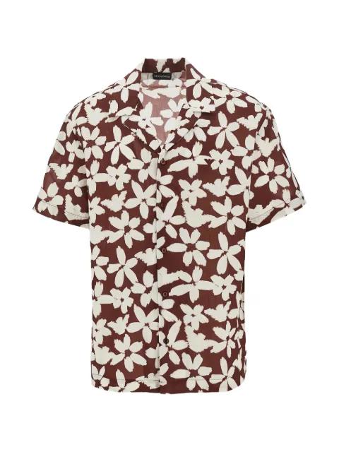 floral short-sleeve shirt by EMPORIO ARMANI