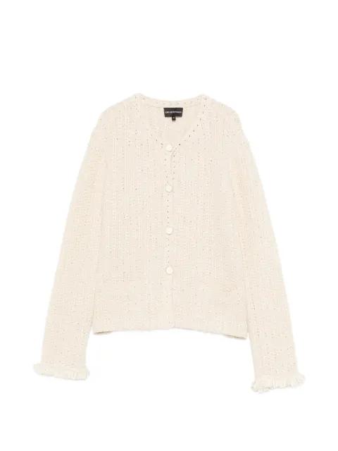 frayed pocket jacket by EMPORIO ARMANI