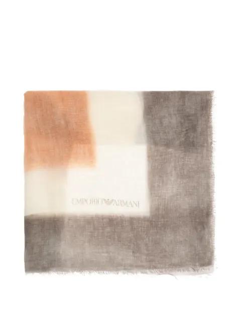 frayed scarf by EMPORIO ARMANI