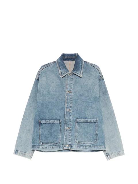 front-pocket denim jacket by EMPORIO ARMANI