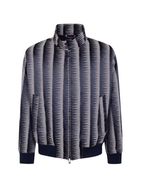 geometric-pattern jacket by EMPORIO ARMANI