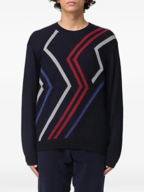 geometric-pattern sweater by EMPORIO ARMANI