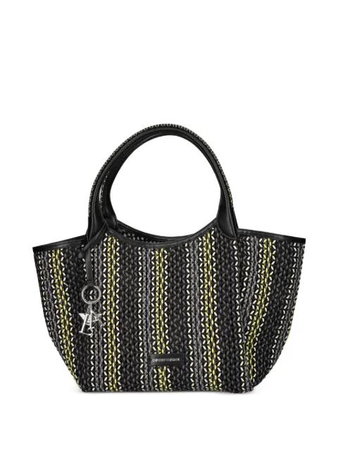 geometric-pattern tote bag by EMPORIO ARMANI