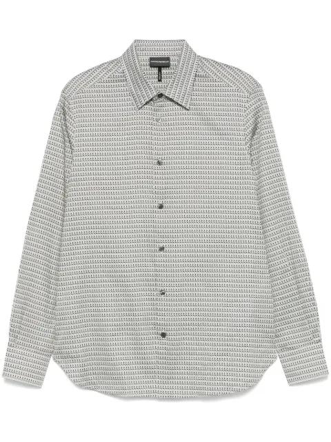 geometric-print shirt by EMPORIO ARMANI