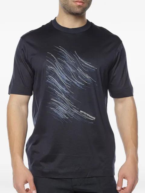 graphic-print T-shirt by EMPORIO ARMANI